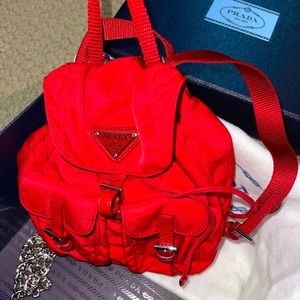 Authentic Prada mini backpack